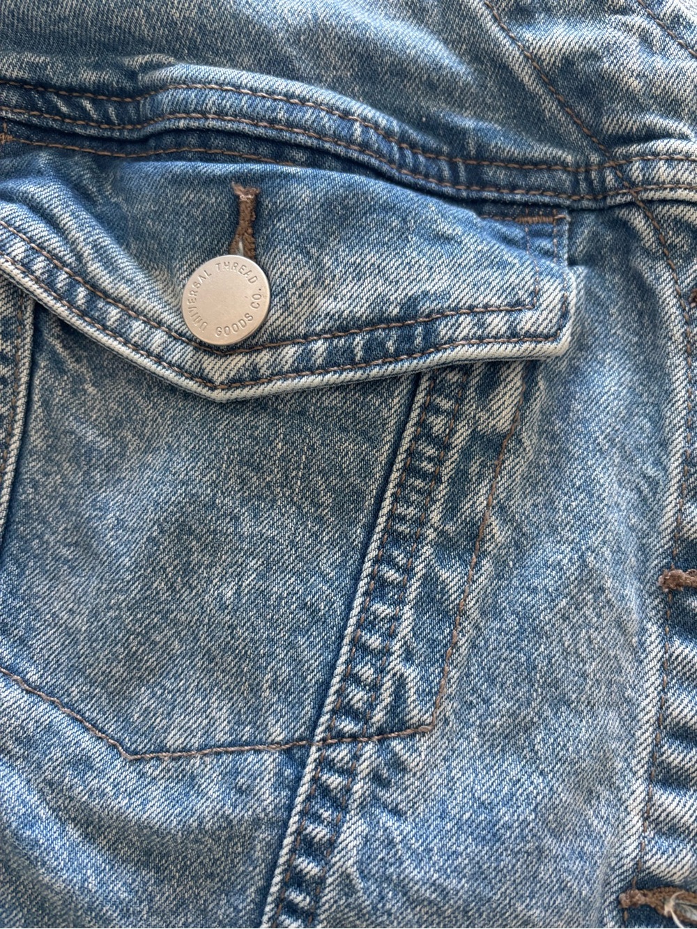 Universal Thread Denim Vest - Picture 5 of 6